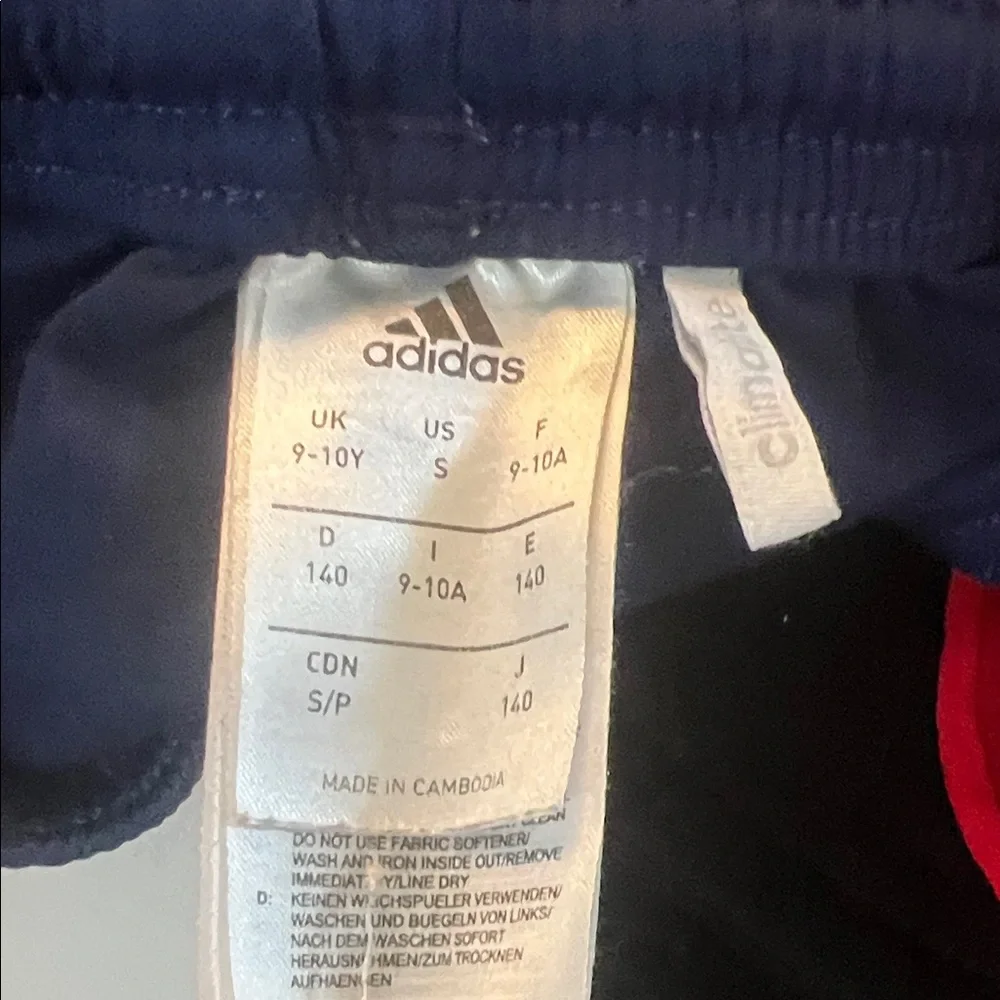Adidas Dark Blue Kids' Shorts - Picture 2 of 3